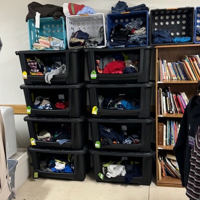 Boys clothing and books