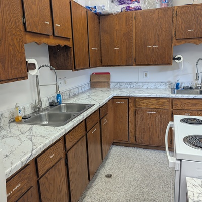 New Faucets and Countertops