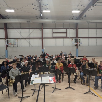 5th Grade Band @ their first Winter Concert