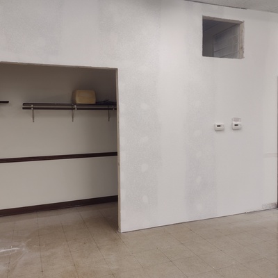 Community Building Renovation-During