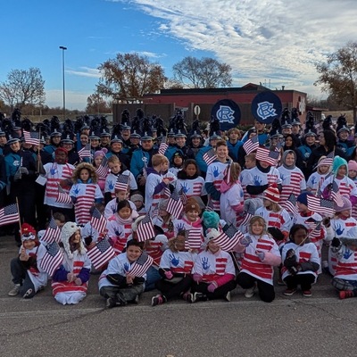 Marching Falcons and Third Grade @ Veteran's Parade