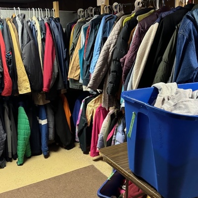 Coats set up year round!