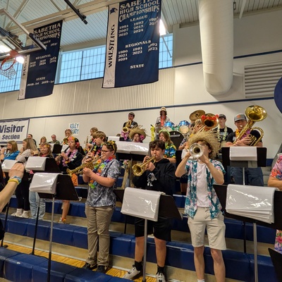 High School Pep Band @ Playoff Girls Basketball Game